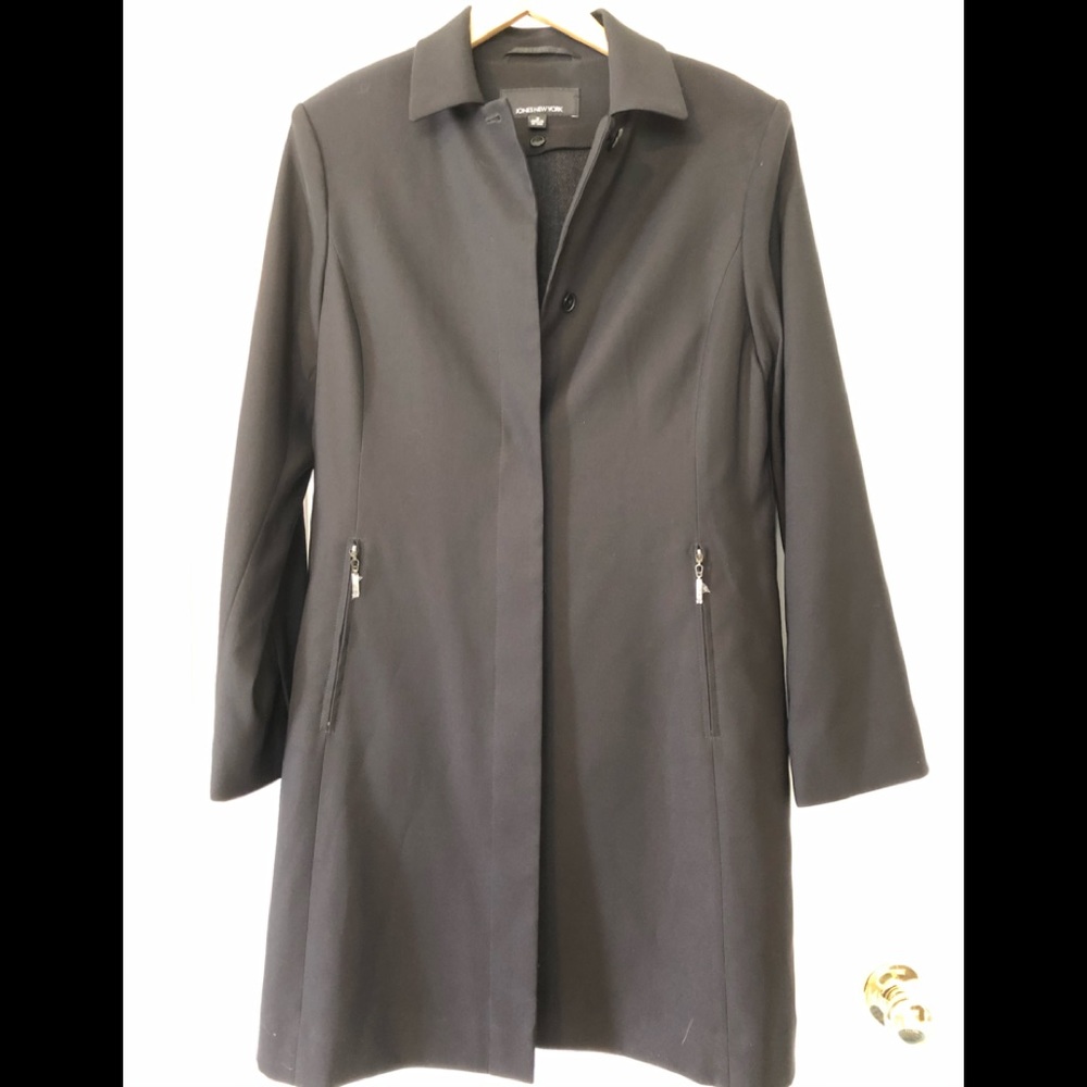 Black Jones New York coat Small NWOT